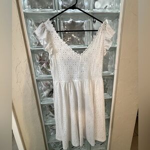 White lacy dress